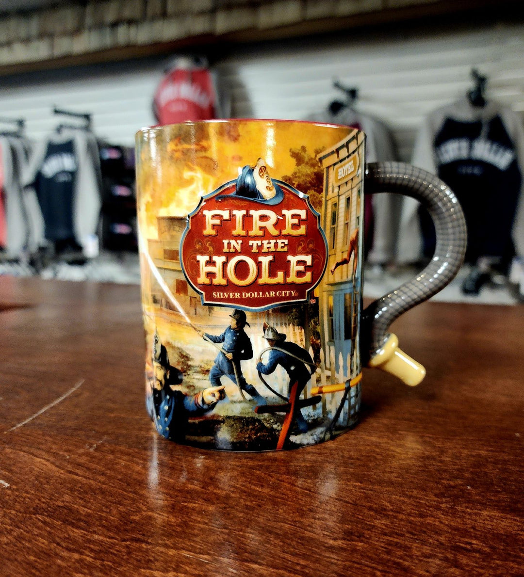 Fire in the Hole Souvenir Mug – Silver Dollar City
